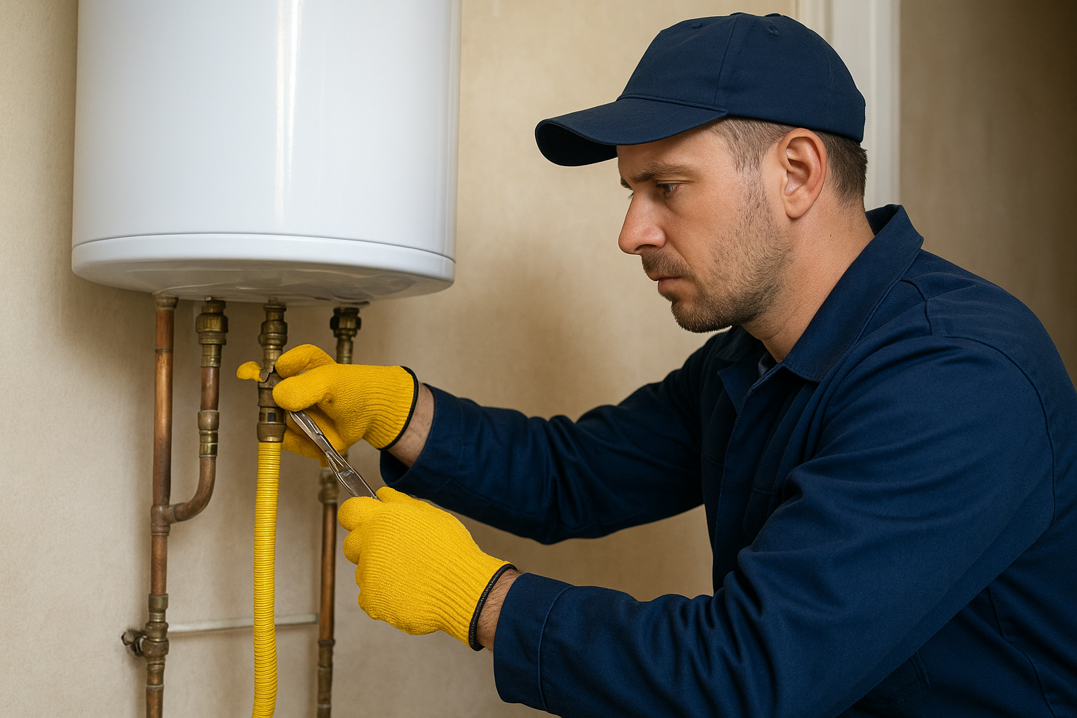 gas line repair in Hunters Glen