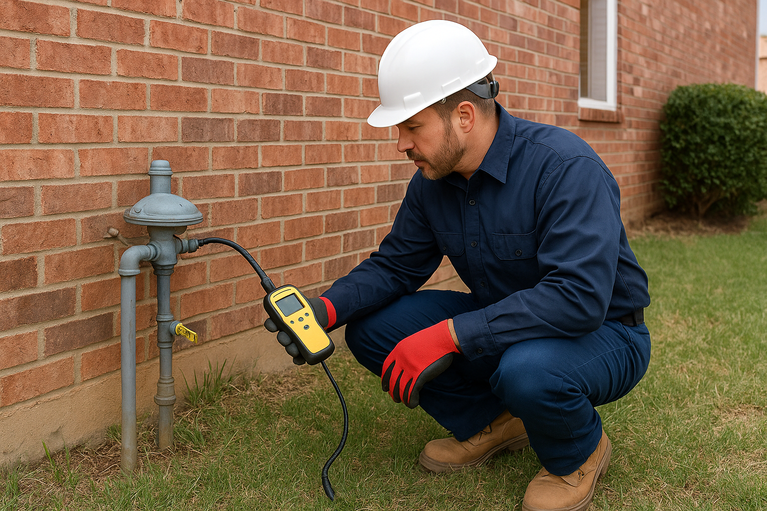 gas line repair in Willow Bend