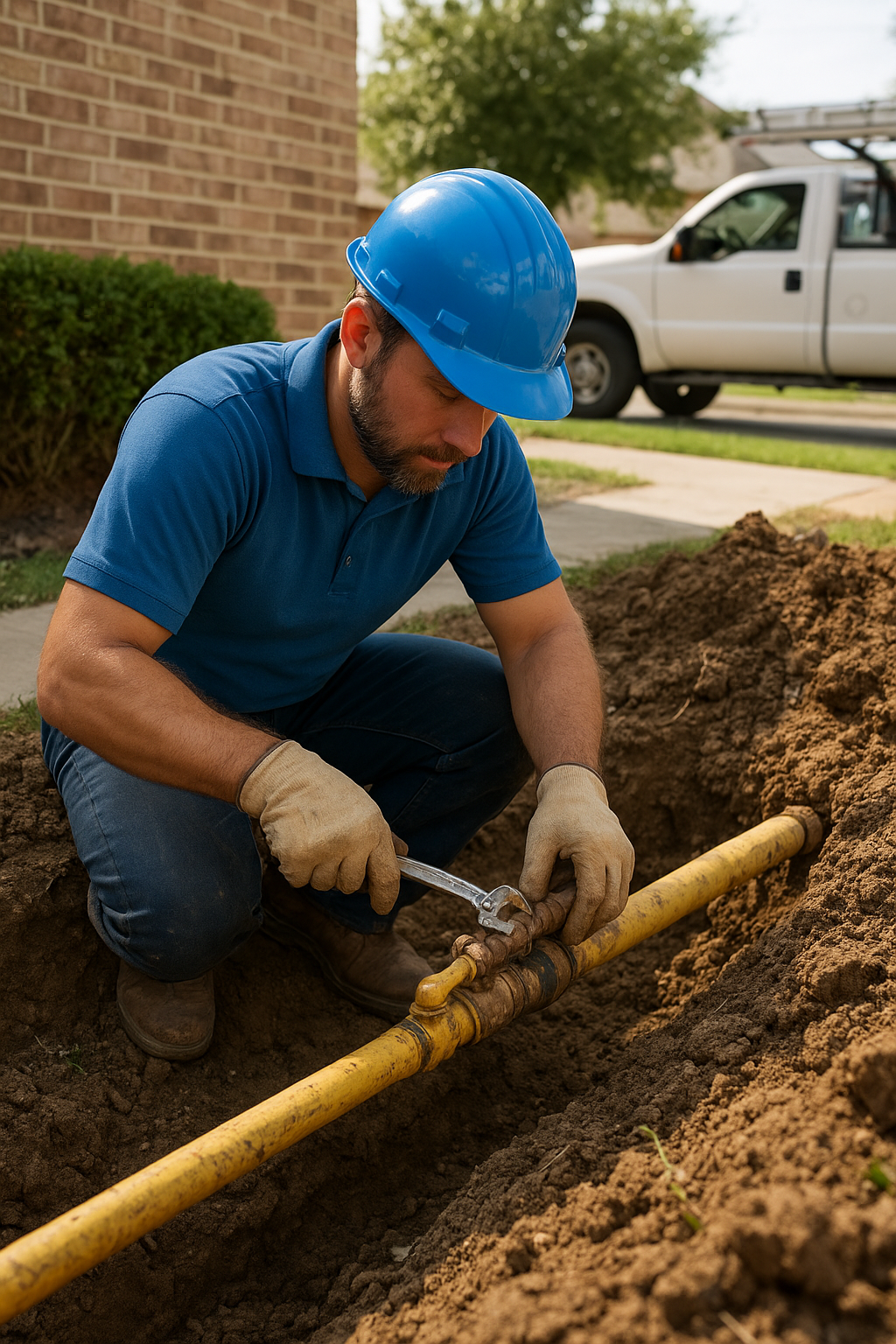 Gas Line Repair in Deerfield, TX 75075